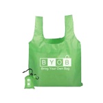 Polyester Tote Bag with a Pouch
