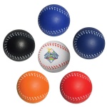 Polyurethane Baseball Stress Ball - 1 3/16